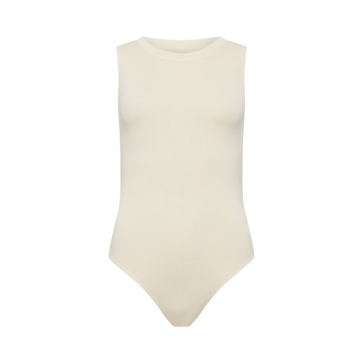 CLEO bodysuit hollowman, seamless bodice construction, A-frame, bright cream