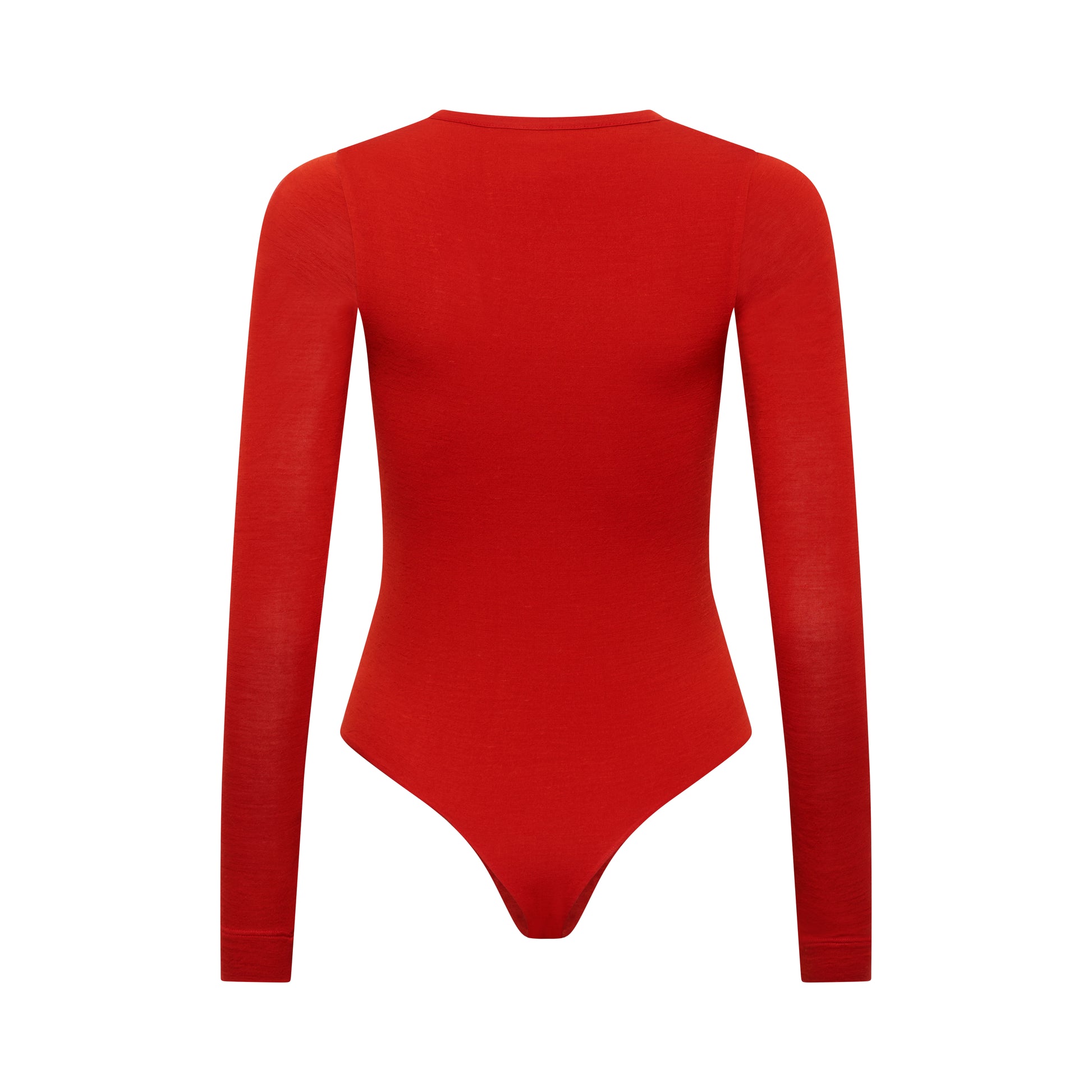 MARA bodysuit hollowman, back view, burnt red