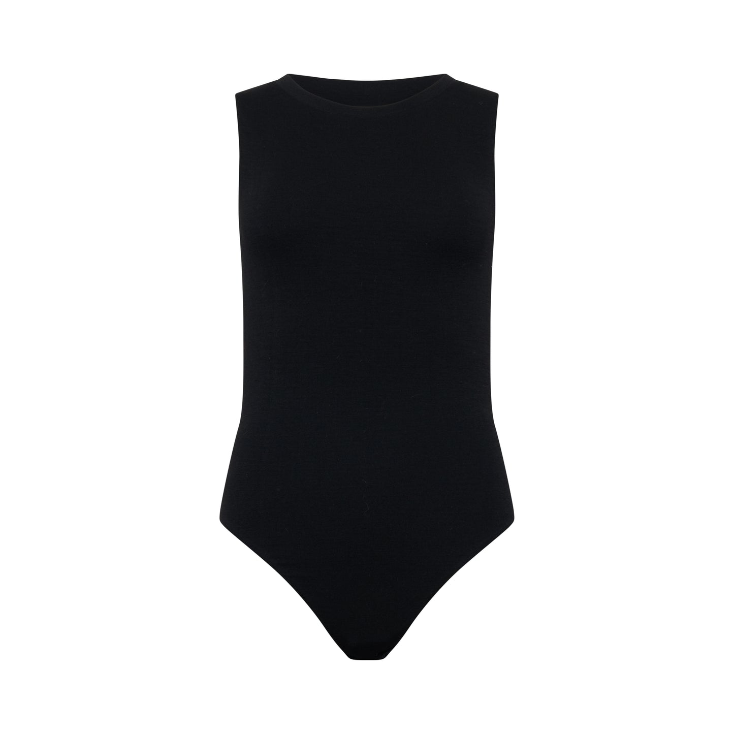 A-tank CLEO bodysuit hollowman, seamless bodice construction, black