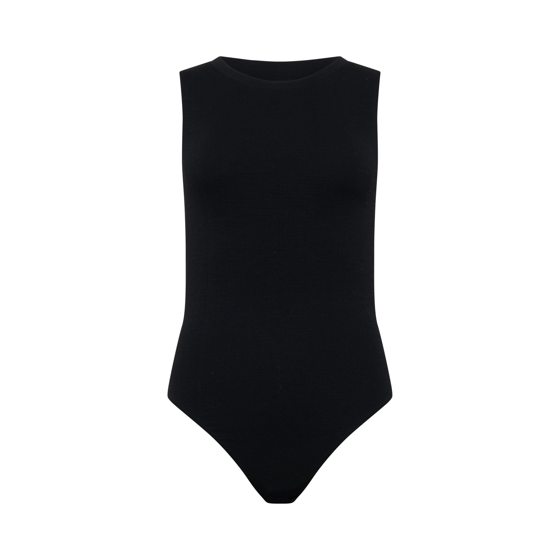 A-tank CLEO bodysuit hollowman, seamless bodice construction, black