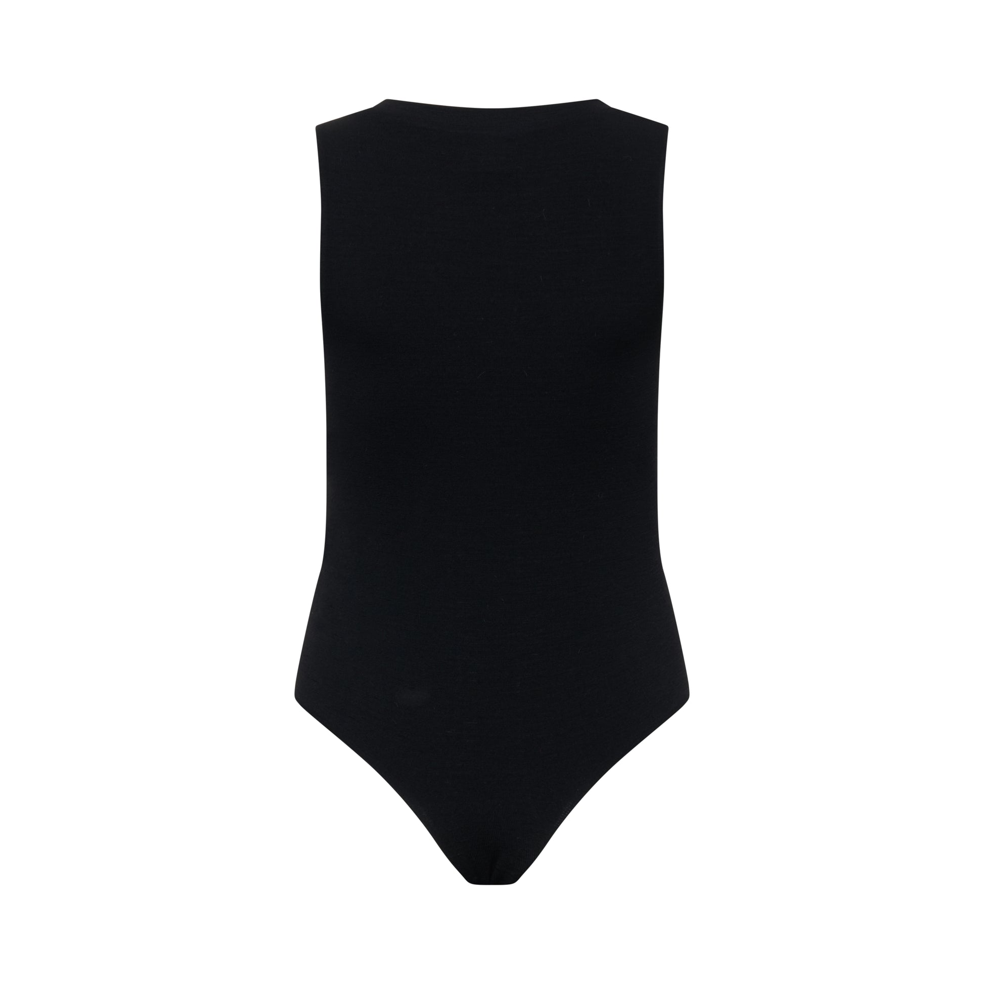 CLEO bodysuit hollowman, back view, black